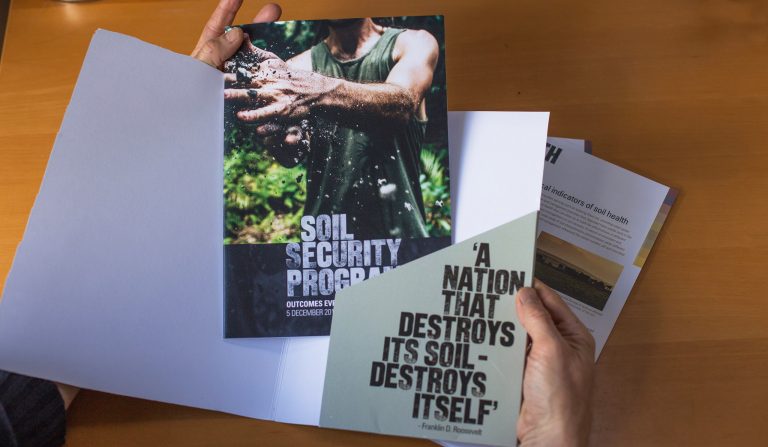 A Conference Pack for the Soil Security Programme at The Royal Society, London. Funded by NERC and UKRI. 5 year-long research study commissioned by DEFRA. Soil Scientists across the UK involved in this major research project.