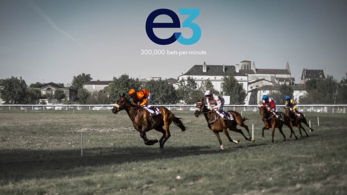 E3 logo for the Gaming Industry. Highly sophisticated data engines provide real-time, inline calculations of 300,000 bets-per-minute, using a dedicated RGS.
