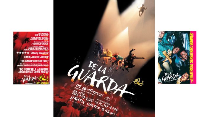 London Underground poster campaign for De La Guarda 'Villa Villa' at The Roundhouse. Sold Out for 11 months