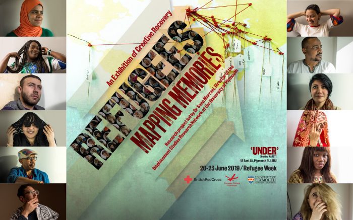 UK Refugees ‘Mapping Memories’. An Exhibition of Creative Recovery. Research study in UK charting the story of displacement 12 brave pioneers